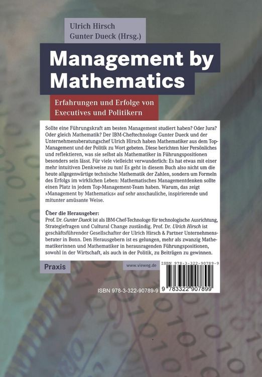 Produktbild: Management by Mathematics