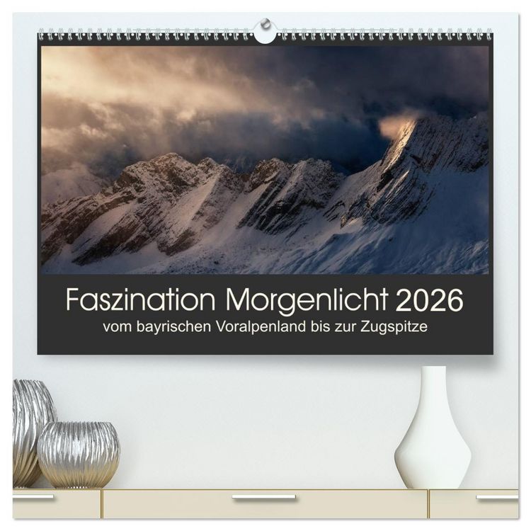 Produktbild: Faszination Morgenlicht (hochwertiger Premium Wandkalender 2026 DIN A2 quer), Kunstdruck in Hochglanz