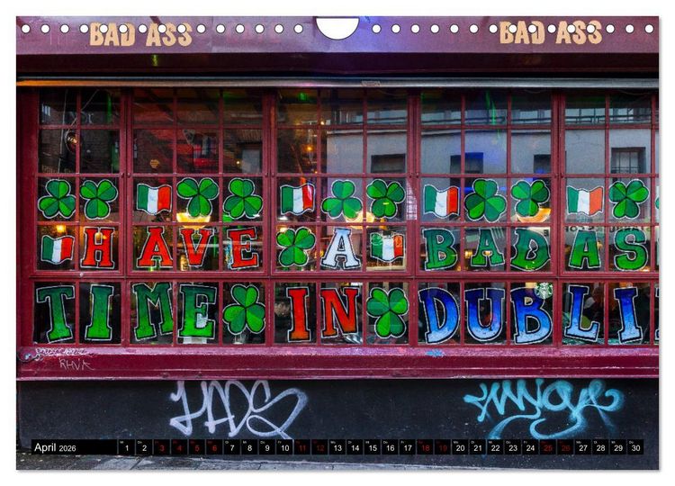 Produktbild: Dublin (Wandkalender 2026 DIN A4 quer), CALVENDO Monatskalender