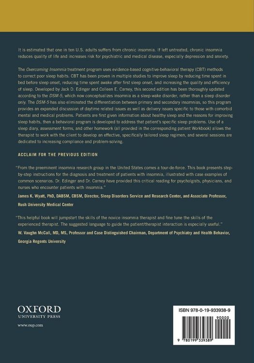 Produktbild: Overcoming Insomnia