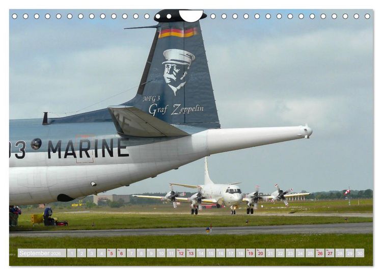 Produktbild: Marineflieger 2026 (Wandkalender 2026 DIN A4 quer), CALVENDO Monatskalender