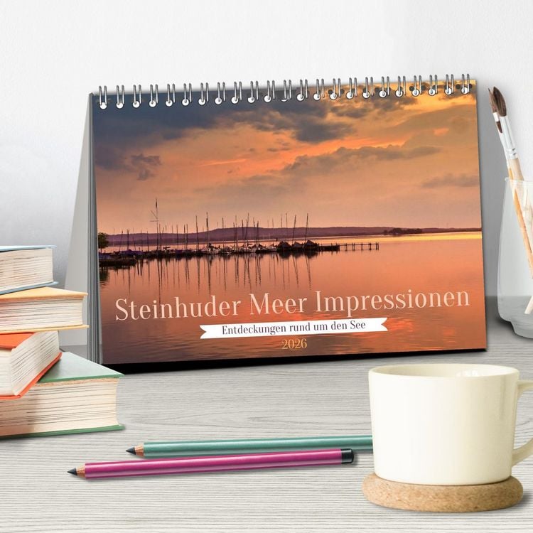 Produktbild: Steinhuder Meer Impressionen (Tischkalender 2026 DIN A5 quer), CALVENDO Monatskalender