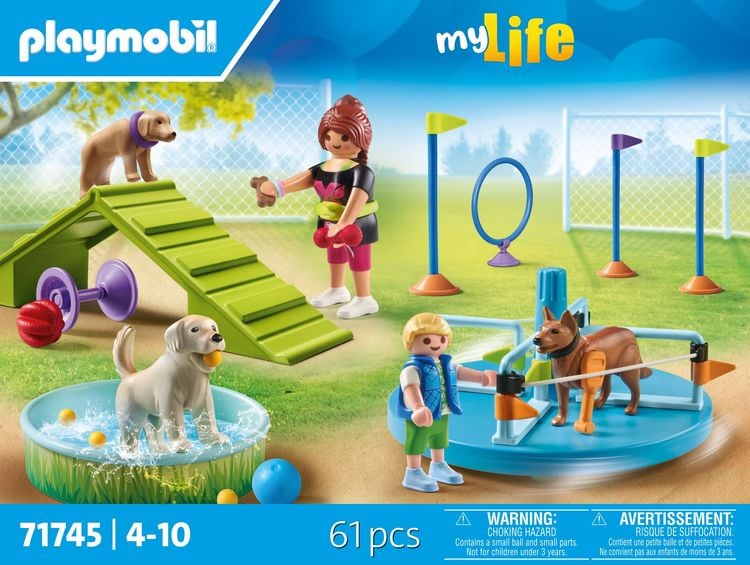 Produktbild: PLAYMOBIL 71745 Hundespielplatz