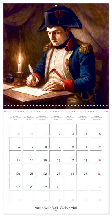 Produktbild: Napol&eacute;on Bonaparte (Calendrier mural carr&eacute; 2026 30x30 cm) Calendrier double avec une page pour vos prises de notes