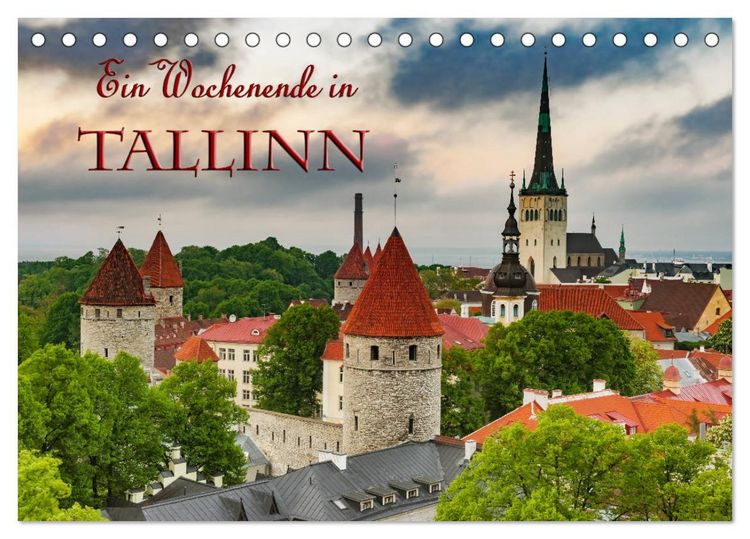 Produktbild: Ein Wochenende in Tallinn (Tischkalender 2026 DIN A5 quer), CALVENDO Monatskalender
