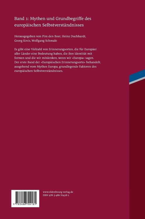 Produktbild: Mythen und Grundbegriffe des europ&auml;ischen Selbstverst&auml;ndnisses