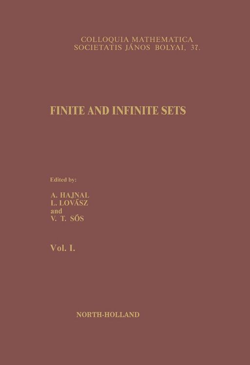Produktbild: Finite and Infinite Sets