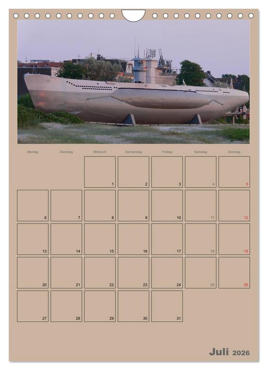 Produktbild: Rund um die Kieler F&ouml;rde / Planer (Wandkalender 2026 DIN A4 hoch), CALVENDO Monatskalender