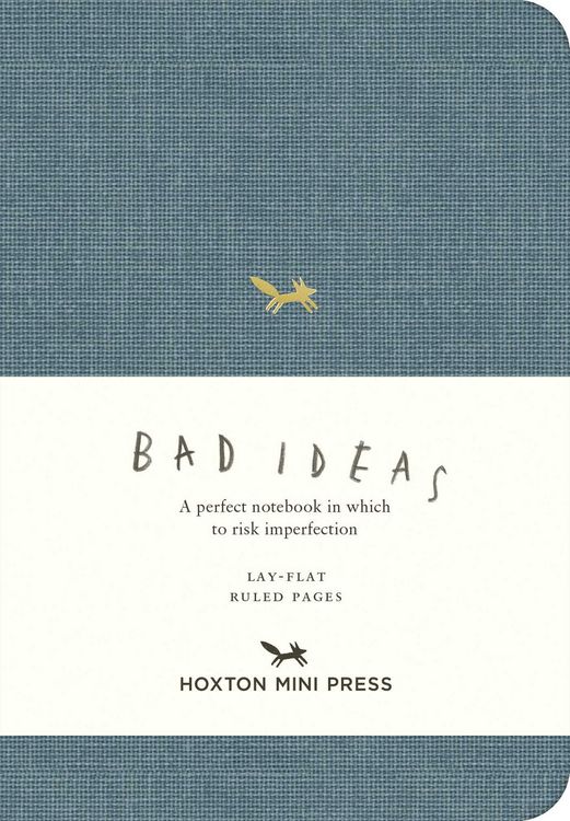 Produktbild: A Notebook for Bad Ideas (Small / Blue / Lined)