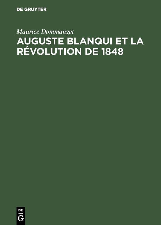 Produktbild: Auguste Blanqui et la r&eacute;volution de 1848
