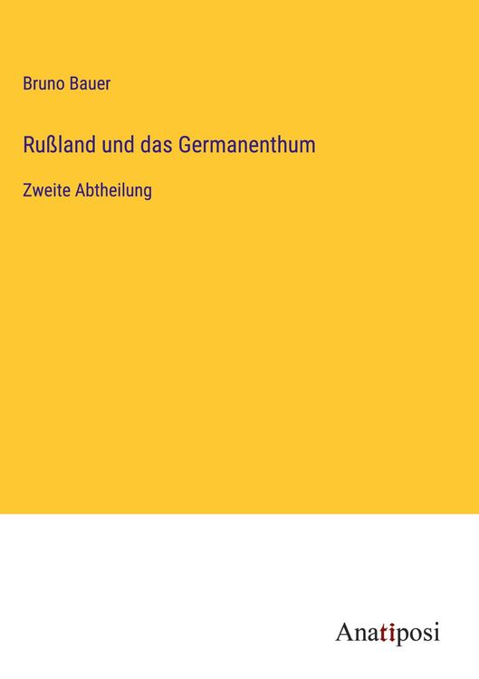 Produktbild: Ru&szlig;land und das Germanenthum