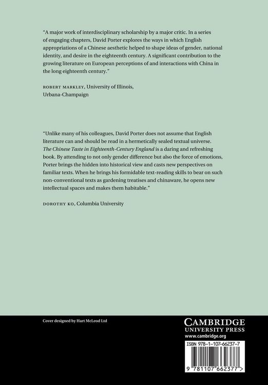 Produktbild: The Chinese Taste in Eighteenth-Century England