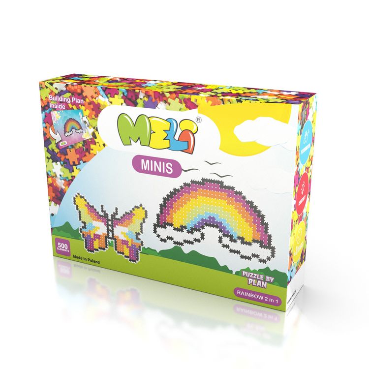 Produktbild: Meli Minis Regenbogen 500 - 2in1