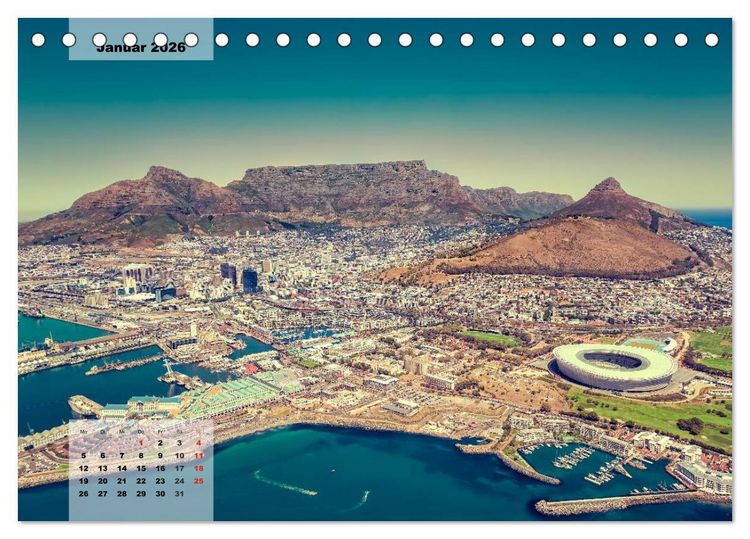 Produktbild: S&uuml;dafrika entdecken (Tischkalender 2026 DIN A5 quer), CALVENDO Monatskalender