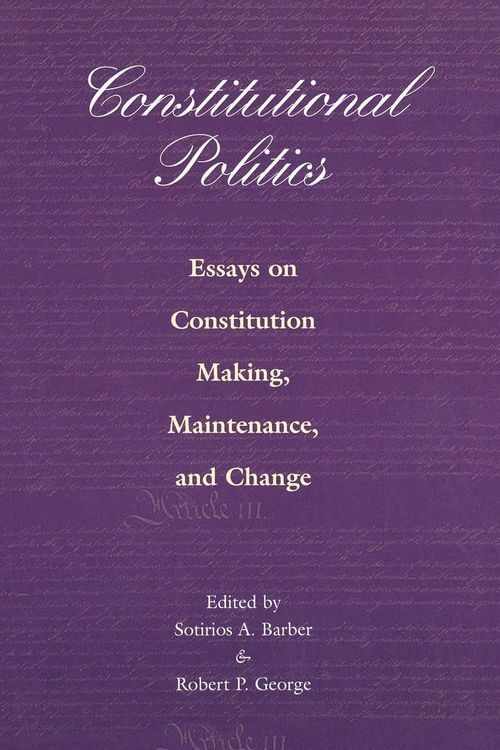 Produktbild: Constitutional Politics