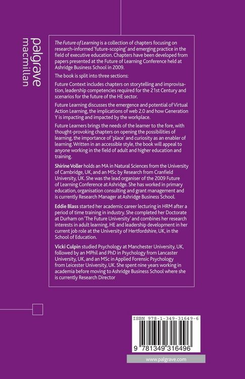 Produktbild: The Future of Learning