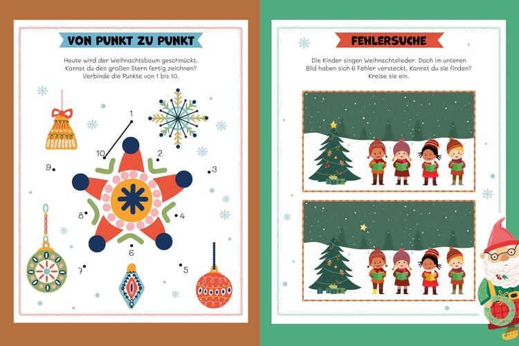 Produktbild: Mein Adventskalenderbuch R&auml;tselspa&szlig; mit den Wichteln