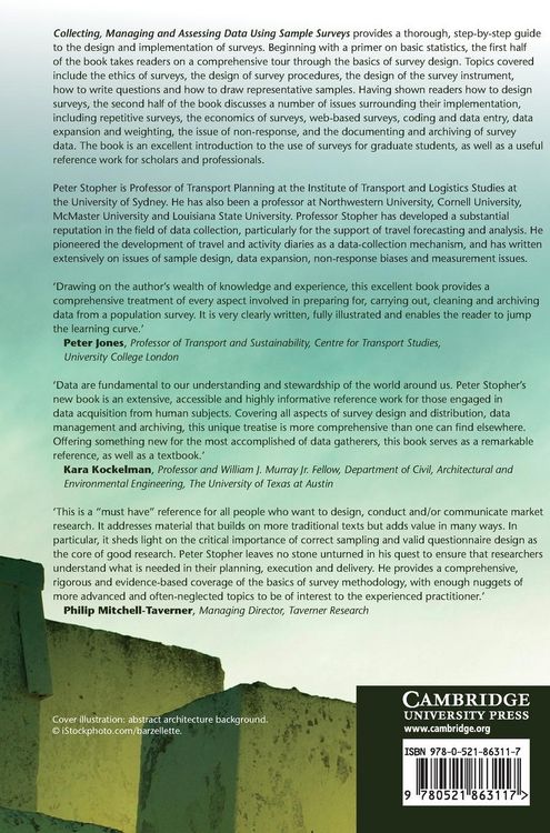 Produktbild: Collecting, Managing, and Assessing Data Using Sample Surveys