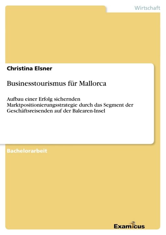 Produktbild: Businesstourismus f&uuml;r Mallorca