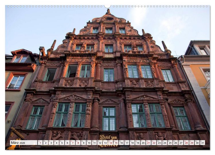 Produktbild: Heidelberg - Baden-W&uuml;rttemberg (Wandkalender 2026 DIN A2 quer), CALVENDO Monatskalender