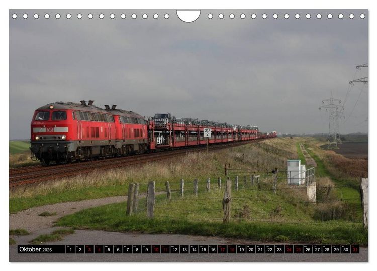 Produktbild: Die Marschbahn (Wandkalender 2026 DIN A4 quer), CALVENDO Monatskalender