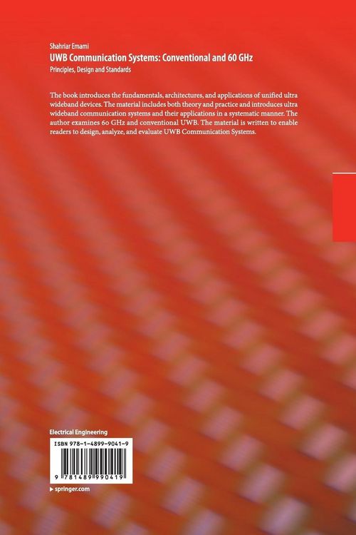 Produktbild: UWB Communication Systems: Conventional and 60 GHz