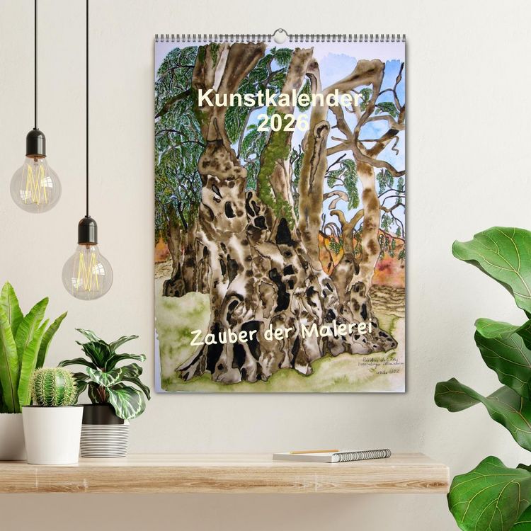 Produktbild: Kunstkalender 2026 - Zauber der Malerei (Wandkalender 2026 DIN A2 hoch), CALVENDO Monatskalender
