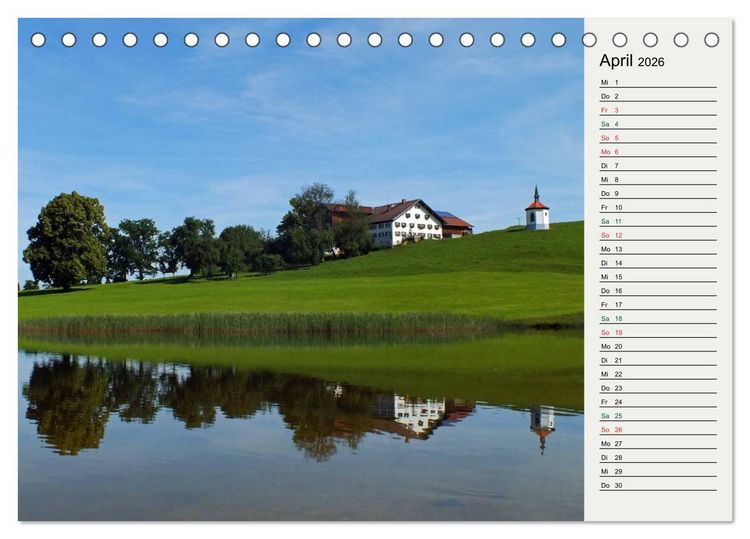 Produktbild: Schwangauer Momente (Tischkalender 2026 DIN A5 quer), CALVENDO Monatskalender
