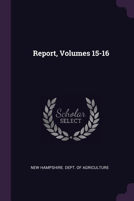 Produktbild: Report, Volumes 15-16