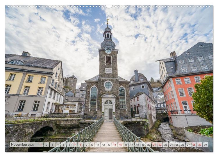 Produktbild: Monschau Impressionen (hochwertiger Premium Wandkalender 2026 DIN A2 quer), Kunstdruck in Hochglanz