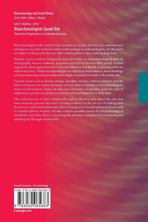 Produktbild: Bioarchaeologists Speak Out