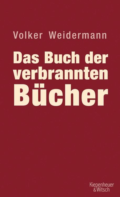 Produktbild: Das Buch der verbrannten B&uuml;cher