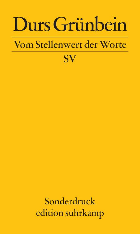 Produktbild: Vom Stellenwert der Worte