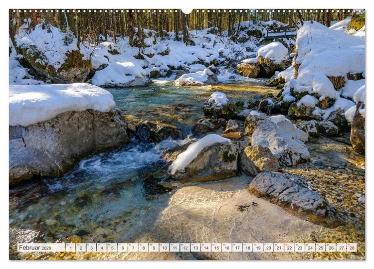 Produktbild: Unterwegs im Bergsteigerdorf Ramsau (hochwertiger Premium Wandkalender 2026 DIN A2 quer), Kunstdruck in Hochglanz