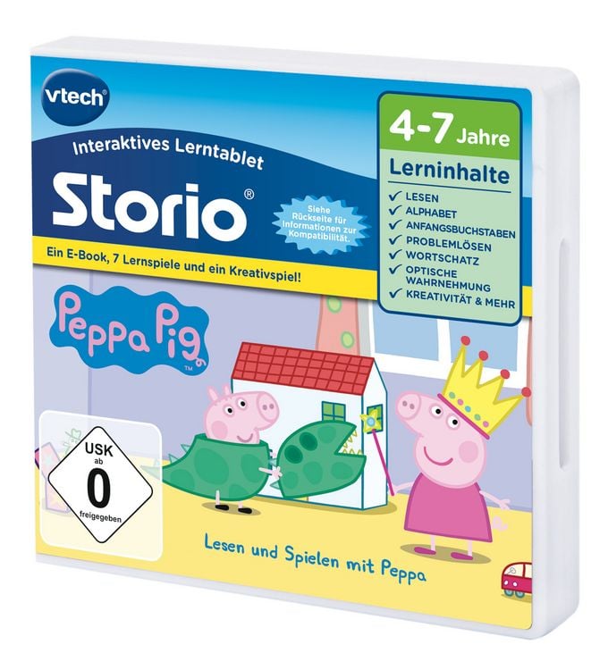 Produktbild: Vtech Lernspiel Peppa (Storio 2, Storio 3S)
