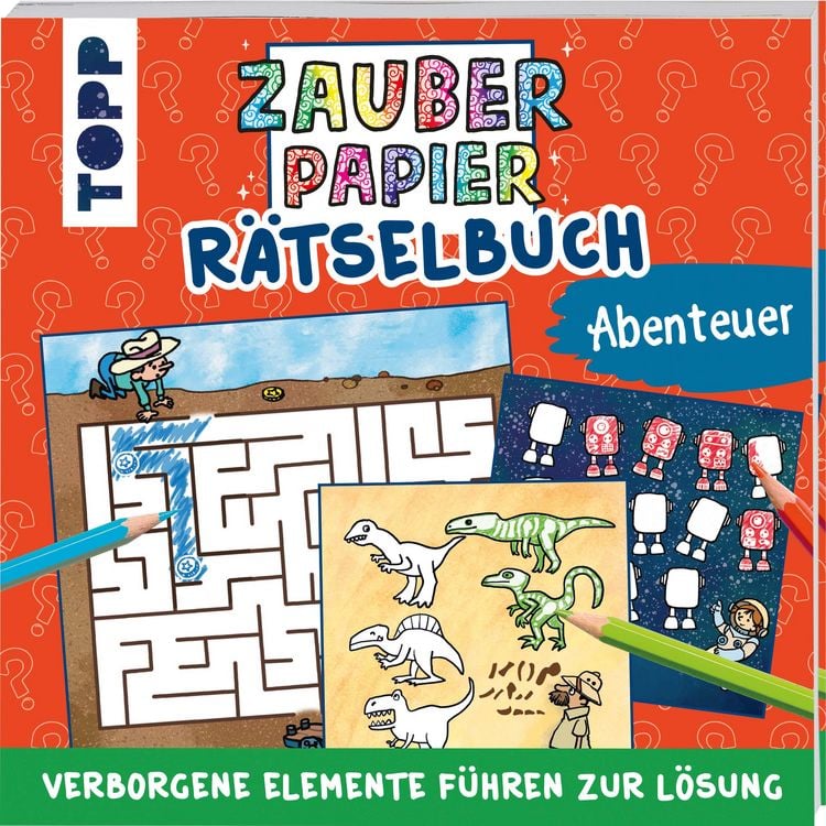 Produktbild: Zauberpapier Rätselbuch Abenteuer