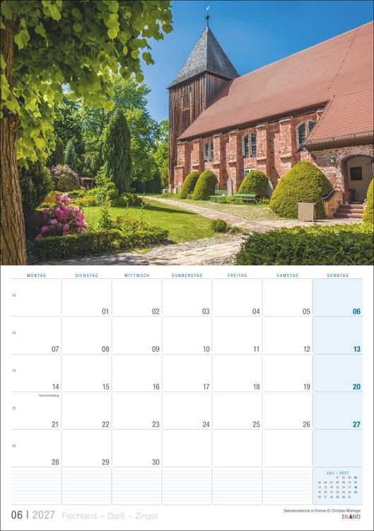 Produktbild: Fischland - Dar&szlig; - Zingst Kalender 2027