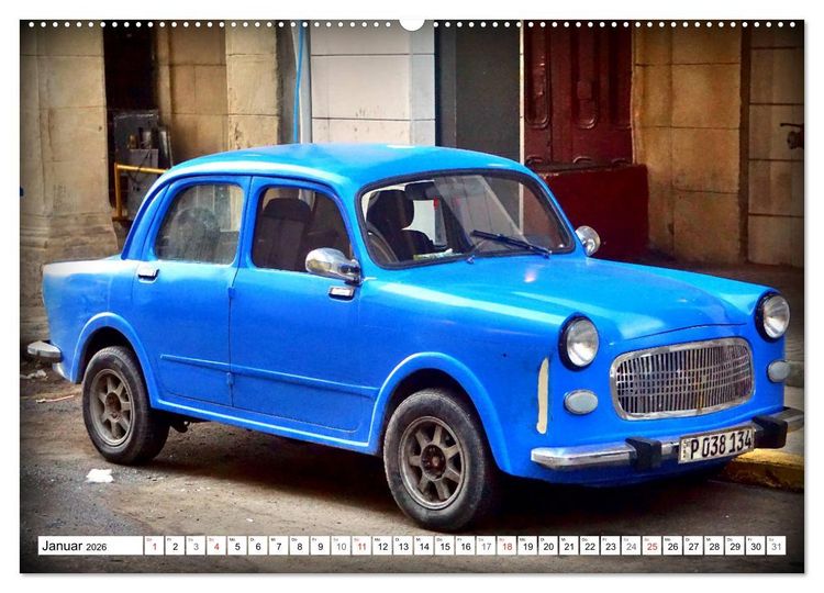 Produktbild: Fiat Nuova 1100 - Ein Klassiker Italiens (Wandkalender 2026 DIN A2 quer), CALVENDO Monatskalender