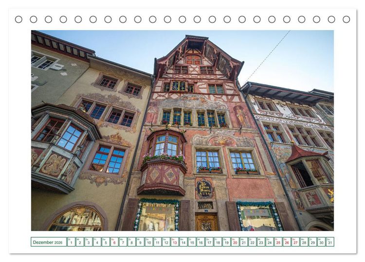 Produktbild: Charmantes Stein am Rhein (Tischkalender 2026 DIN A5 quer), CALVENDO Monatskalender