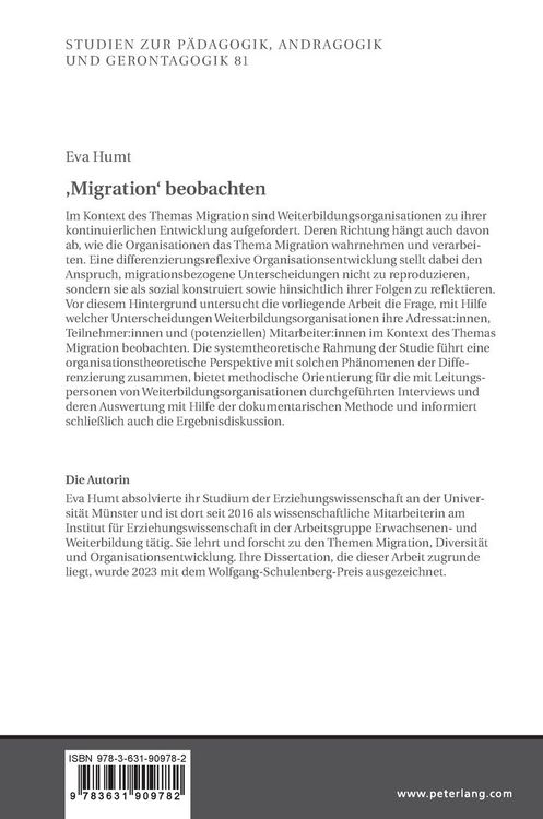 Produktbild: 'Migration' beobachten