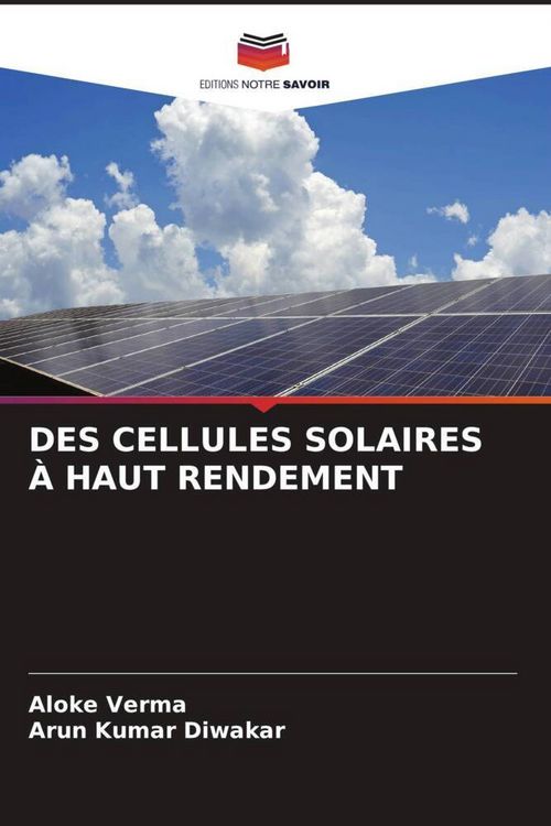 Produktbild: Des Cellules Solaires &Agrave; Haut Rendement