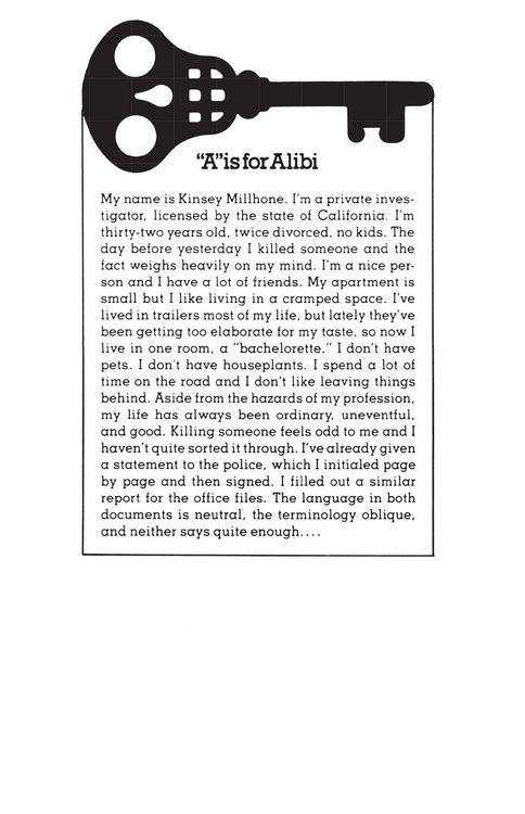 Produktbild: "A" is for Alibi