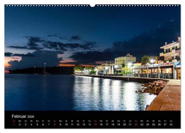 Produktbild: Peloponnes - Einladung zum Chillen (Wandkalender 2026 DIN A2 quer), CALVENDO Monatskalender