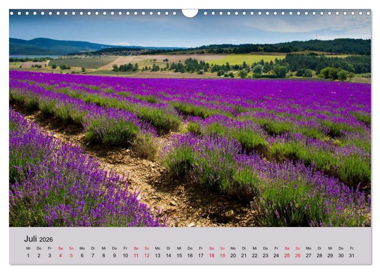 Produktbild: Wundervolles Frankreich (Wandkalender 2026 DIN A3 quer), CALVENDO Monatskalender
