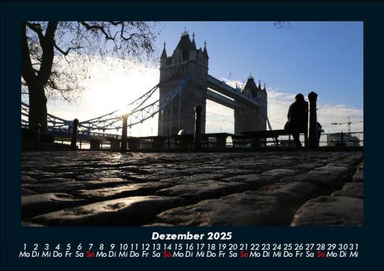 Produktbild: London 2025 Fotokalender DIN A5
