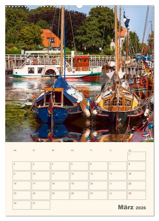 Produktbild: Ostfriesland - Carolinensiel, der Museumshafen (hochwertiger Premium Wandkalender 2026 DIN A2 hoch), Kunstdruck in Hochglanz