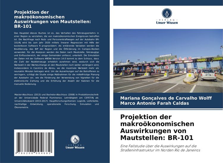 Produktbild: Projektion der makro&ouml;konomischen Auswirkungen von Mautstellen: BR-101