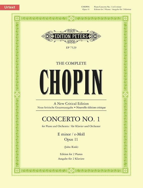 Produktbild: Chopin, F: Piano Concerto No. 1 in E Minor Op. 11 (Edition f