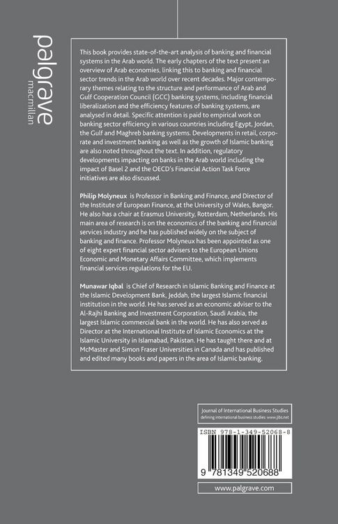 Produktbild: Banking and Financial Systems in the Arab World