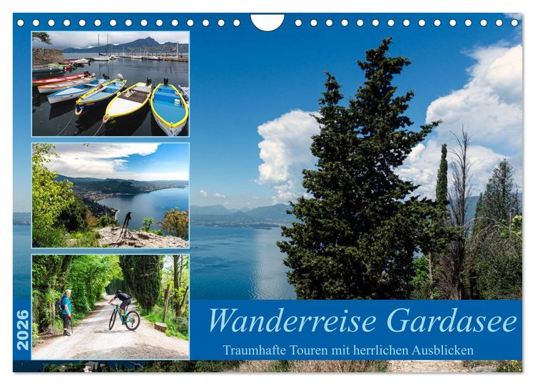 Produktbild: Wanderreise Gardasee (Wandkalender 2026 DIN A4 quer), CALVENDO Monatskalender